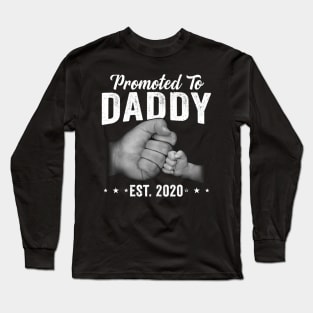 Father_s Day Gifts Promoted To Daddy Est 2020 Long Sleeve T-Shirt